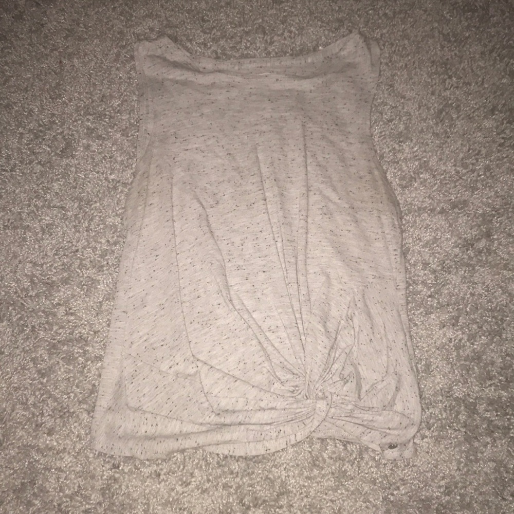 Grey crop top